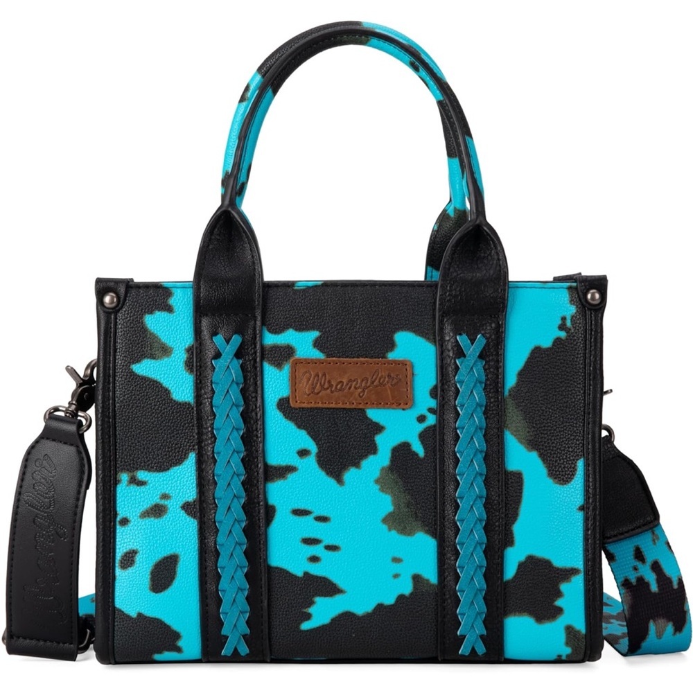 Wrangler cow print handbag - Picture 2 of 8